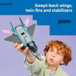 LEGO City Jet vs. Car Building Toys for Kids - Vehicle Sets for Boys & Girls, Ages 6+ - Gift for Birthdays - Toy Car & Jet W/Driver & Pilot Minifigures - 60489