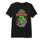 Minecraft Team Miners Creeper Minecart Graffiti Style Premium Tri-Blend T-Shirt