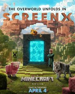 A Minecraft Movie Official Film Poster April 4 2025