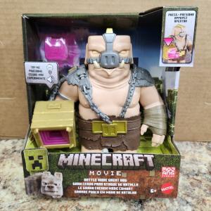 Minecraft Movie Battle Mode Great Hog Action Figure Mattel Mojang BRAND NEW