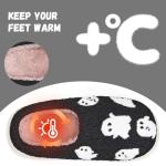 IceUnicorn Kids Slippers Boys Girls Warm Winter House Slippers Big Little Kids Non-Slip Soft Plush Memory Foam Home Shoes for Indoor Outdoor(Ghost,32/33)