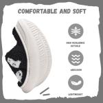 IceUnicorn Kids Slippers Boys Girls Warm Winter House Slippers Big Little Kids Non-Slip Soft Plush Memory Foam Home Shoes for Indoor Outdoor(Ghost,32/33)