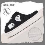 IceUnicorn Kids Slippers Boys Girls Warm Winter House Slippers Big Little Kids Non-Slip Soft Plush Memory Foam Home Shoes for Indoor Outdoor(Ghost,32/33)