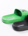 Minecraft Creeper & TNT Sliders in Green and Black | Boys' Casual Footwear | 2 Pack Sliders Featuring Creeper Face and TNT