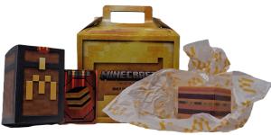 McDonald's Minecraft 2025 Adult Happy Meal *BIG MAC CRYSTAL & Code Card NEW