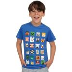 Minecraft Blue Short Sleeve T-Shirt for Kids