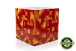 Minecraft Lava Block LED Mood Light | Minecraft Mood Lighting | 6 Inches Tall