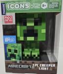Minecraft ICONS Creeper Night Light Lamp 3D Character Figure Paladone #002 NEW!