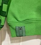 Minecraft Licensed Boys Long Sleeve Full Zip Pixeled Hoodie Green Size XL NEW