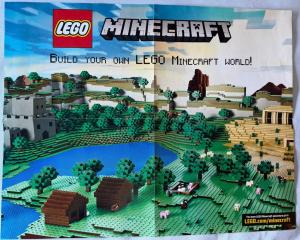LEGO Minecraft Poster 19" x 27" New