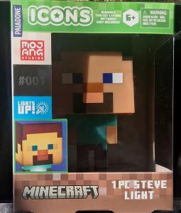 Paladone Minecraft Steve LED Night Light Multicolor Battery Powered Series 1
