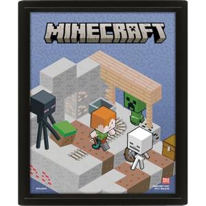 Minecraft 3D Lenticular Poster - Flip Design