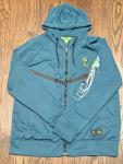 Minecraft Creeper Gaming Hoodie Mens XL Blue Full Zip Graphic Sweatshirt NWT