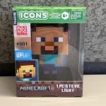Paladone Icons Mojang Minecraft Light - Steve #001 Series 1 NIB