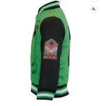 Minecraft Creeper Zip Hoodie Youth Size 5/6 Green Black Costume Style NWT