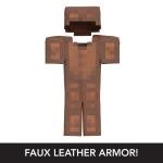 Minecraft Diamond Level Zombie Action Figure, 4 Accessories, 5.5-in