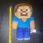 Minecraft Mojang STEVE Plush 2022 By Mattel NWT 9 In Stuffed Plushie