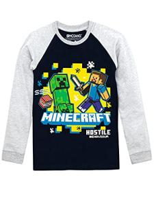 Minecraft Boys' Long Sleeve Top - Size 6