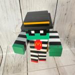 McDonald's Minecraft Hamburglar Figure 2025 Adult Happy Meal Toy Collectible