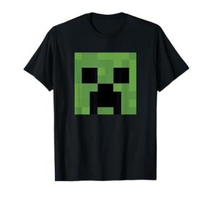 Creeper Big Face T-Shirt for Minecraft Fans