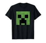 Creeper Big Face T-Shirt for Minecraft Fans