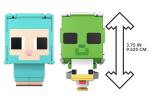 Mattel Minecraft Flippin’ Figs 2-Pack Action Figures, Set with Sheep & Chicken