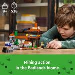 LEGO Minecraft The Badlands Mineshaft Video Game Toy Mining 538 pcs (21263) READ