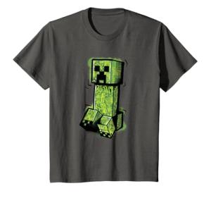 Minecraft Boom! Graffiti Art Creeper Portrait T-Shirt