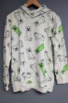 Minecraft Boys' Graphic Print Long-Sleeve Hoodie XXL (18)