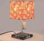 Minecraft Lava Block Lamp With Ghast Puller - 14" Table Light - Official Mojang