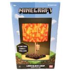 Minecraft Lava Block Lamp With Ghast Puller - 14" Table Light - Official Mojang