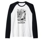 Minecraft Japanese Katakana Logo Minimalist Streetwear Raglan Baseball Tee