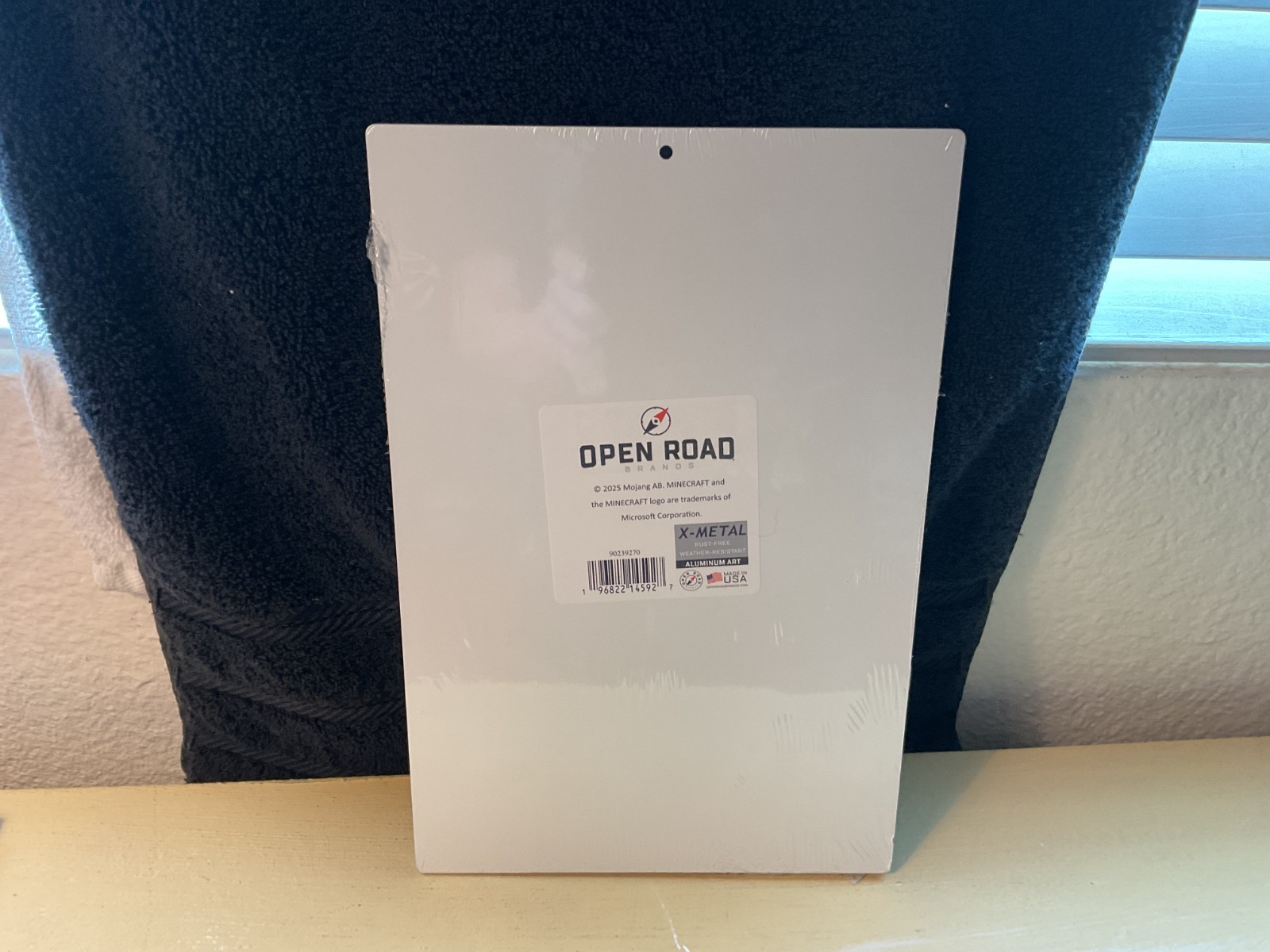 MINECRAFT Mojang - Microsoft - Metal POSTER - 11.5"x7.75" New In Sealed Wrapper