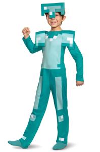 Brand New Minecraft Armor Classic Jumpsuit Child Costume