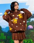 IN HAND Cool Shirtz X Minecraft Brown Bee Hoodie Men’s Medium