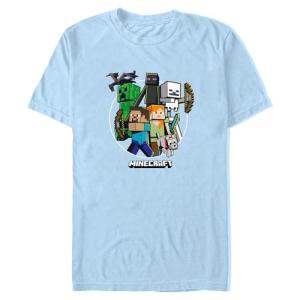 Men's Minecraft The Craft Team T-Shirt - Light Blue - Large