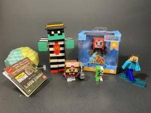 Minecraft Mixed Lot McDonald’s Hamburglar Happy Meal Minecraft Movie Diecast