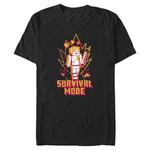 Men's Minecraft The Survival Mode Alex T-Shirt - Black - 3X Large