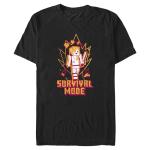 Men's Minecraft The Survival Mode Alex T-Shirt - Black - 3X Large