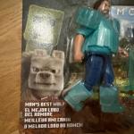 Mattel A Minecraft Movie Steve & Wolf Action Figures 2 Pack New Free Shipping