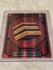 McDonald's Minecraft Big Mac Crystal Collectible Card - Code Unused