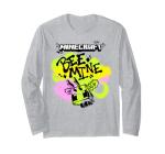 Minecraft Valentine's Day Bee Mine Graffiti Lettering & Art Long Sleeve T-Shirt
