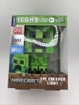 Minecraft ICONS Creeper Night Light Lamp 3D Character Figure Paladone #002 NEW!