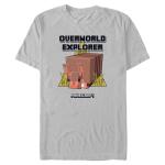 Men's Minecraft Overworld Explorer T-Shirt - Ice Grey - 3X Large