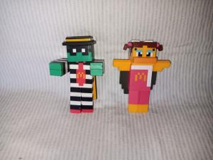 McDonald's Minecraft Movie Zombie Hamburglar Birdie Wings Big Mac