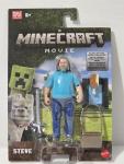 Mattel "A Minecraft Movie" Steve 4"  Action Figure New Sealed Jack Black Steve