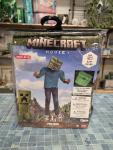 Licensed Minecraft Zombie Video Game Costume Child Size S 4-6 Glow In The Dark 
