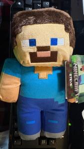 Minecraft Steve Plush Toy 10” Stuffed Doll Figure Mojang Video Game Mattel EC