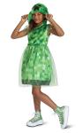 Minecraft Creeper Dress Costume for Kids, Official Minecraft Costume Outfit with Hood, Child Size (7-8)