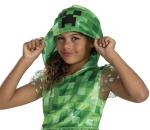 Minecraft Creeper Dress Costume for Kids, Official Minecraft Costume Outfit with Hood, Child Size (7-8)